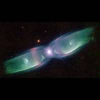 The planetary nebula M2-9 as imaged by the Hubble Space Telescope