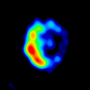 VLBA radio image of the expanding shock wave in RS Ophiuchi (O'Brien et al 2006)